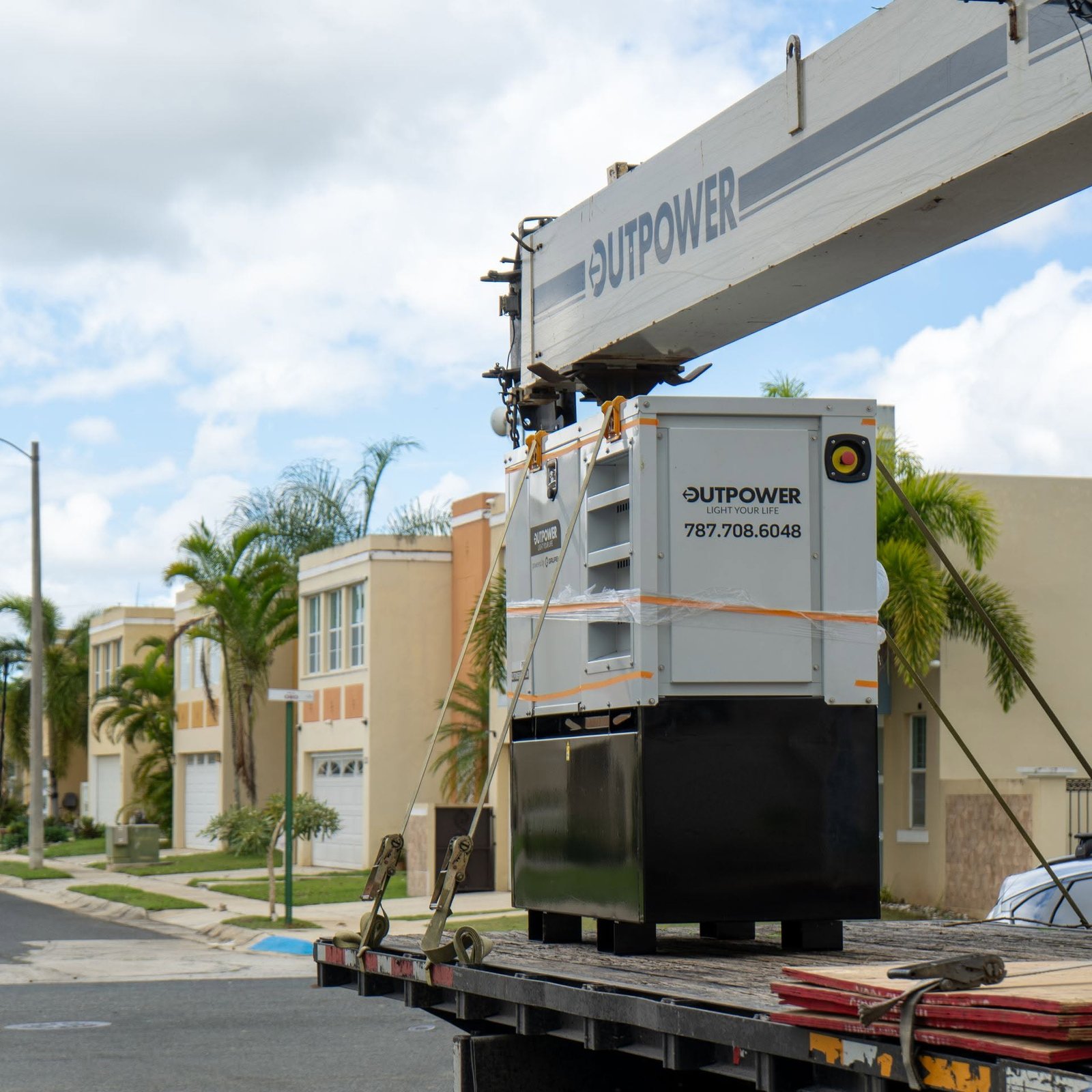 Entrega de generador Outpower en residencia